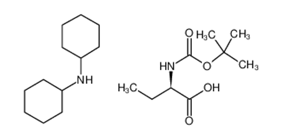 Picture of N-cyclohexylcyclohexanamine,(2R)-2-[(2-methylpropan-2-yl)oxycarbonylamino]butanoic acid