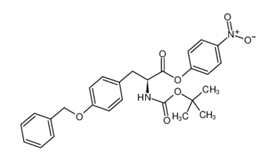 Picture of (4-nitrophenyl) (2S)-2-[(2-methylpropan-2-yl)oxycarbonylamino]-3-(4-phenylmethoxyphenyl)propanoate