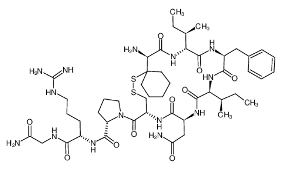 Picture of (d(CH2)51,D-Ile2,Ile4,Arg8)-Vasopressin