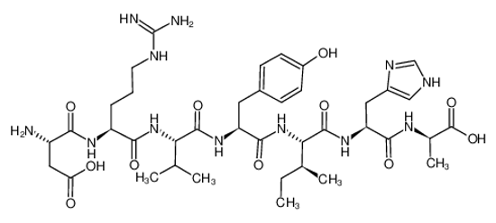 Picture of (D-Ala7)-Angiotensin I/II (1-7)
