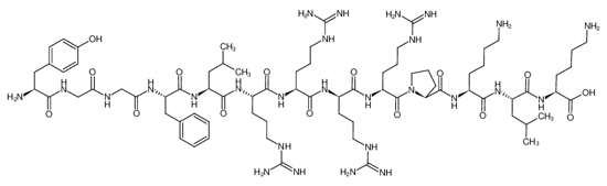 Picture of [D-Arg8]-Dynorphin A (1-13), porcine,YGGFLRRrRPKLK