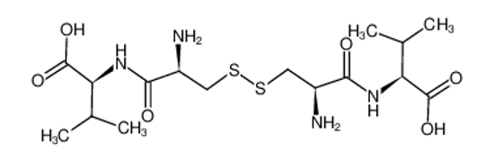 Picture of 2-[[2-amino-3-[[2-amino-3-[(1-carboxy-2-methylpropyl)amino]-3-oxopropyl]disulfanyl]propanoyl]amino]-3-methylbutanoic acid