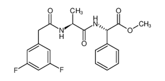 Imagem de methyl (2S)-2-[[(2S)-2-[[2-(3,5-difluorophenyl)acetyl]amino]propanoyl]amino]-2-phenylacetate