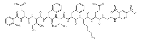 Picture of Abz-Glu-Ile-Phe-Val-Phe-Lys-Gln-ethylenediamine-Dnp