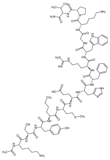 Imagem de Acetyl-Lys0,Nle3-g2-MSH amide