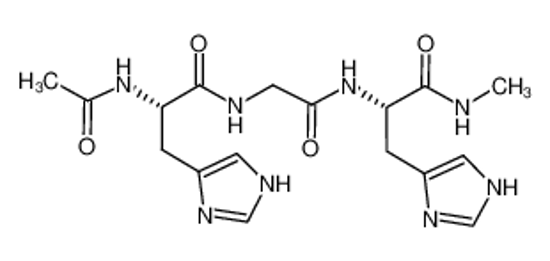 Picture of Ac-His-Gly-His-NHMe