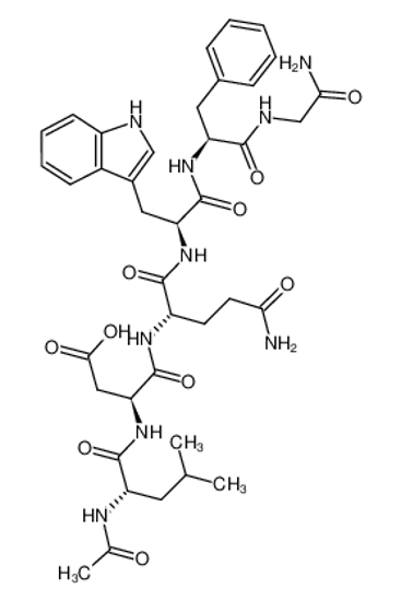 Picture of Ac-Leu-Asp-Gln-Trp-Phe-Gly-NH2