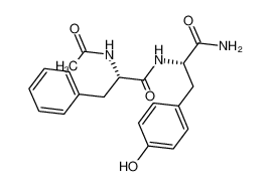 Picture of (2S)-2-acetamido-N-[(2S)-1-amino-3-(4-hydroxyphenyl)-1-oxopropan-2-yl]-3-phenylpropanamide