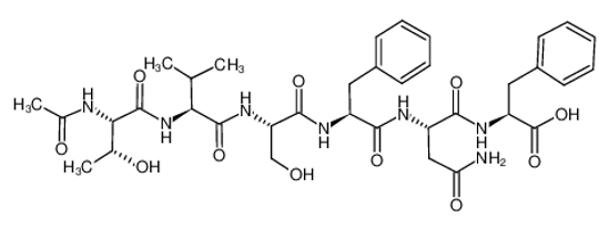 Imagem de Ac-Thr-Val-Ser-Phe-Asn-Phe-OH