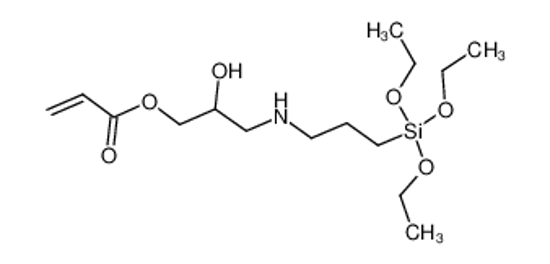 Imagem de [2-hydroxy-3-(3-triethoxysilylpropylamino)propyl] prop-2-enoate