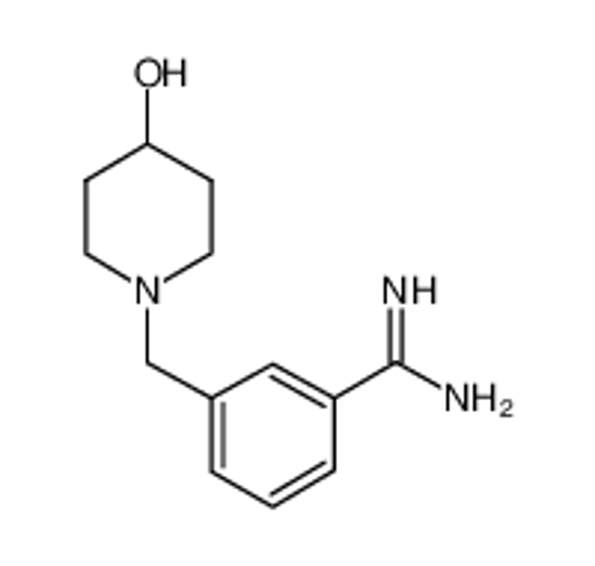 Picture of 3-[(4-hydroxypiperidin-1-yl)methyl]benzenecarboximidamide