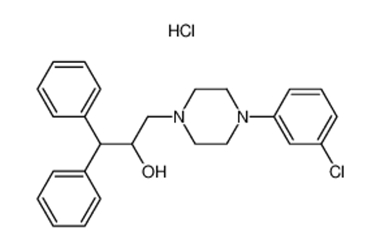 Picture of BRL 15572 hydrochloride,3-[4-(4-Chlorophenyl)piperazin-1-yl]-1,1-diphenyl-2-propanolhydrochloride