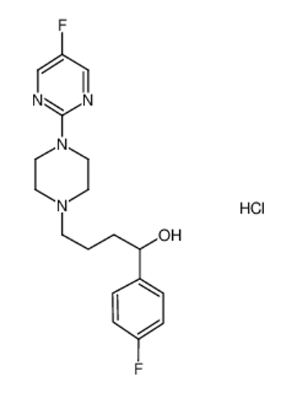 Picture of BMY 14802 hydrochloride,α-(4-Fluorophenyl)-4-(5-fluoro-2-pyrimidinyl)-1-piperazinebutanolhydrochloride