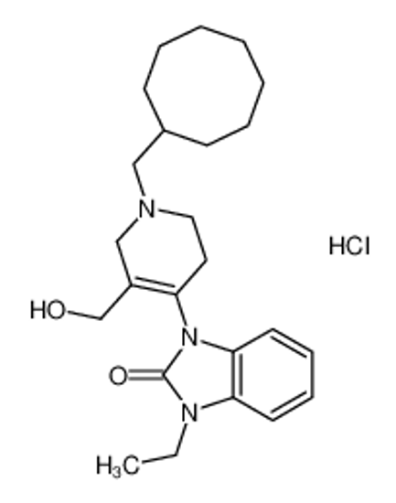 Picture of Trap 101,1-[1-(Cyclooctylmethyl)-1,2,3,6-tetrahydro-5-(hydroxymethyl)-4-pyridinyl]-3-ethyl-1,3-dihydro-2H-benzimidazol-2-onehydrochloride