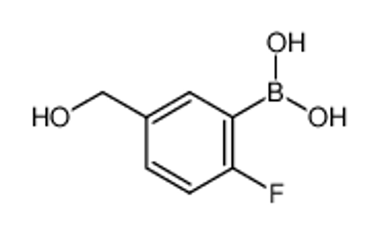 Picture of 2-Fluoro-5-Hydroxymethylphenylboronic Acid