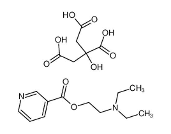 Picture of 2-(diethylamino)ethyl pyridine-3-carboxylate,2-hydroxypropane-1,2,3-tricarboxylic acid