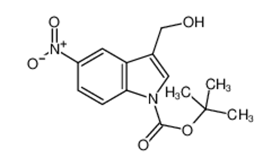 Picture of tert-butyl 3-(hydroxymethyl)-5-nitroindole-1-carboxylate