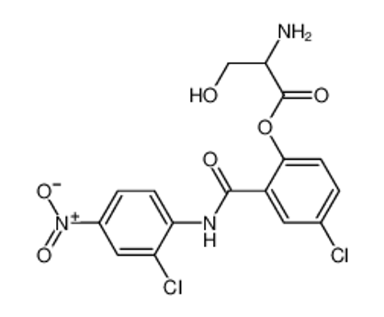 Picture of [4-chloro-2-[(2-chloro-4-nitrophenyl)carbamoyl]phenyl] 2-amino-3-hydroxypropanoate