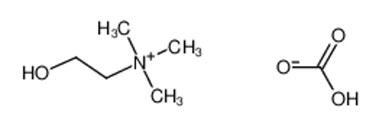Picture of hydrogen carbonate,2-hydroxyethyl(trimethyl)azanium
