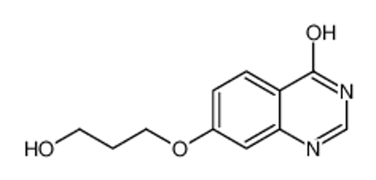 Picture of 4(1H)-Quinazolinone,7-(2-hydroxyethoxy)-