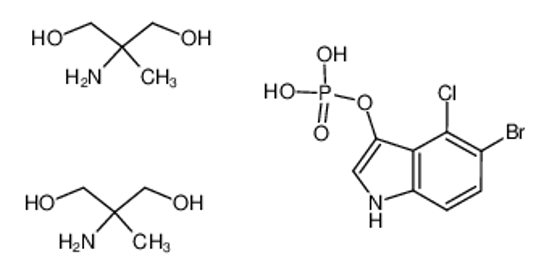 Picture of 2-amino-2-methylpropane-1,3-diol,(5-bromo-4-chloro-1H-indol-3-yl)phosphonic acid