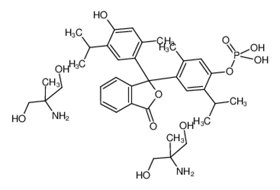Picture of THYMOLPHTHALEIN MONOPHOSPHORIC ACID, DI-2-AMINO-2-METHYL-1,3-PROPANEDIOL SALT