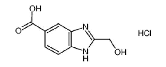 Picture of 2-(hydroxymethyl)-3H-benzimidazole-5-carboxylic acid,hydrochloride