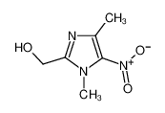 Picture of (1,4-dimethyl-5-nitroimidazol-2-yl)methanol