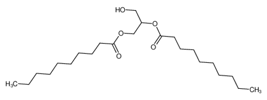 Picture of (2-decanoyloxy-3-hydroxypropyl) decanoate