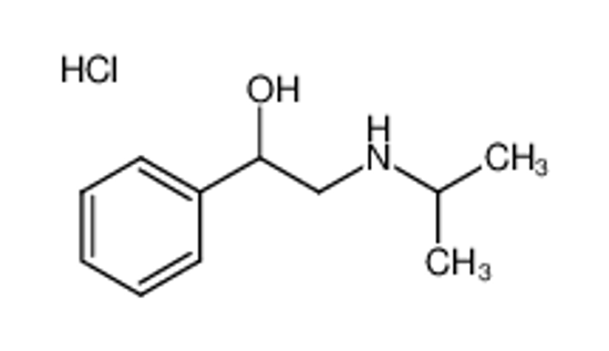 Picture of 1-phenyl-2-(propan-2-ylamino)ethanol,hydrochloride