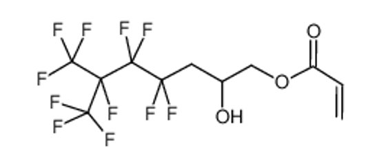 Picture of [4,4,5,5,6,7,7,7-octafluoro-2-hydroxy-6-(trifluoromethyl)heptyl] prop-2-enoate