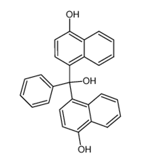 Picture of Bis-(4-hydroxy-1-naphtyl)phenylmethanol
