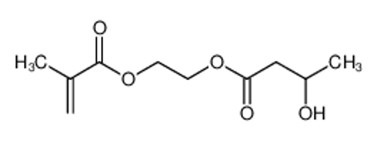 Picture of 2-(2-methylprop-2-enoyloxy)ethyl 3-hydroxybutanoate