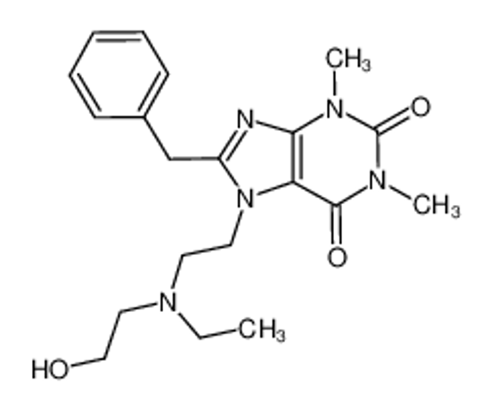 Изображение 8-benzyl-7-[2-[ethyl(2-hydroxyethyl)amino]ethyl]-1,3-dimethylpurine-2,6-dione