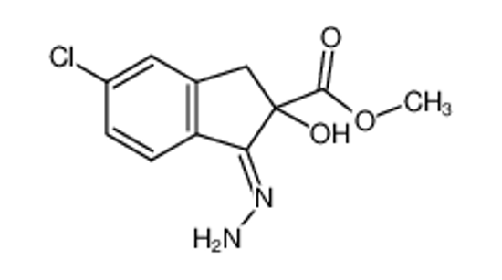 Picture of methyl (3E)-6-chloro-3-hydrazinylidene-2-hydroxy-1H-indene-2-carboxylate