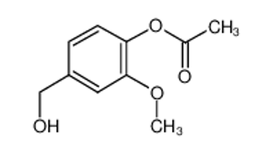Picture of [4-(hydroxymethyl)-2-methoxyphenyl] acetate