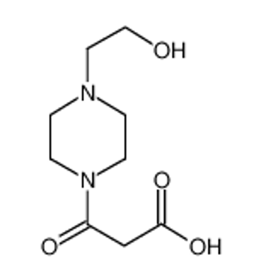 Picture of 3-[4-(2-hydroxyethyl)piperazin-1-yl]-3-oxopropanoic acid