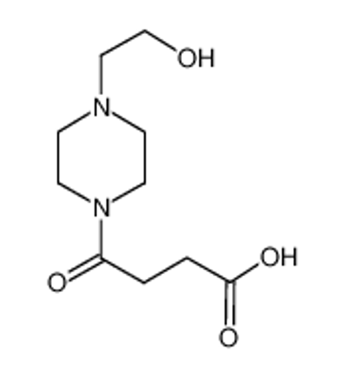 Picture of 4-[4-(2-hydroxyethyl)piperazin-1-yl]-4-oxobutanoic acid