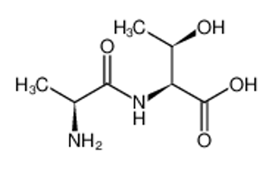 Picture of (2S,3R)-2-[[(2S)-2-aminopropanoyl]amino]-3-hydroxybutanoic acid