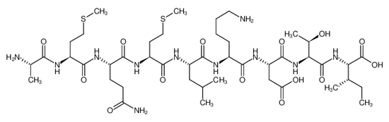 Picture of HIV-1 gag Protein p24 (65-73) (isolates MAL/U455)