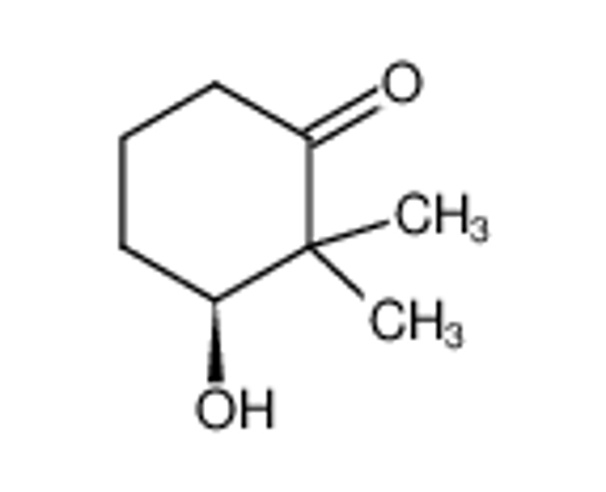 Picture of (3S)-3-hydroxy-2,2-dimethylcyclohexan-1-one