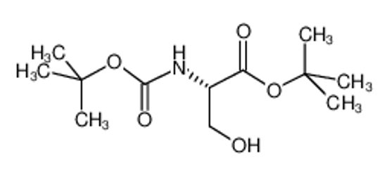 Picture of tert-butyl (2S)-3-hydroxy-2-[(2-methylpropan-2-yl)oxycarbonylamino]propanoate