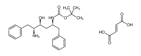Picture of [2S,3S,5S]-2-Amino-3-hydroxy-5-tert-butyloxycarbonylamino-1,6-diphenylhexane fumarate salt