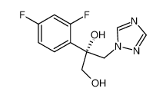 Изображение (R)-2-(2,4-difluoro-phenyl)-3-[1H-1,2,4]triazoll-1-yl-propane-1,2-diol?