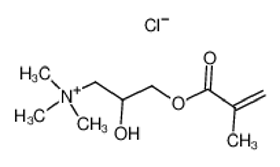 Picture of [2-hydroxy-3-(2-methylprop-2-enoyloxy)propyl]-trimethylazanium,chloride