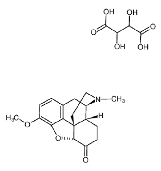 Picture of (4R,4aR,7aR,12bS)-9-methoxy-3-methyl-1,2,4,4a,5,6,7a,13-octahydro-4,12-methanobenzofuro[3,2-e]isoquinoline-7-one,(2R,3R)-2,3-dihydroxybutanedioic acid