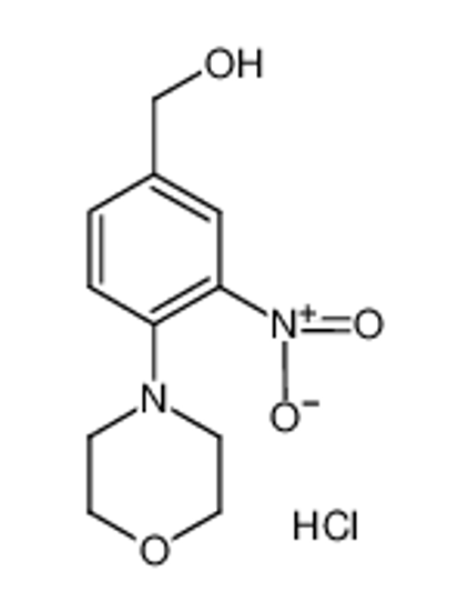 Picture of (4-morpholin-4-yl-3-nitrophenyl)methanol,hydrochloride