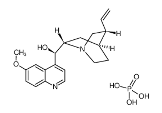 Picture of (S)-[(4R,5S)-5-ethenyl-1-azabicyclo[2.2.2]octan-2-yl]-(6-methoxyquinolin-4-yl)methanol,phosphoric acid