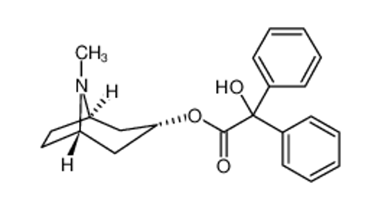Picture of endo-8-Methyl-8-azabicyclo[3.2.1]octan-3-yl 2-hydroxy-2,2-diphenylacetate