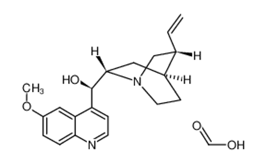 Picture of (R)-[(2S,4S,5R)-5-ethenyl-1-azabicyclo[2.2.2]octan-2-yl]-(6-methoxyquinolin-4-yl)methanol,formic acid